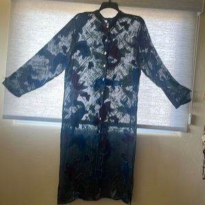 Citron Santa Monica Blue Koi Duster